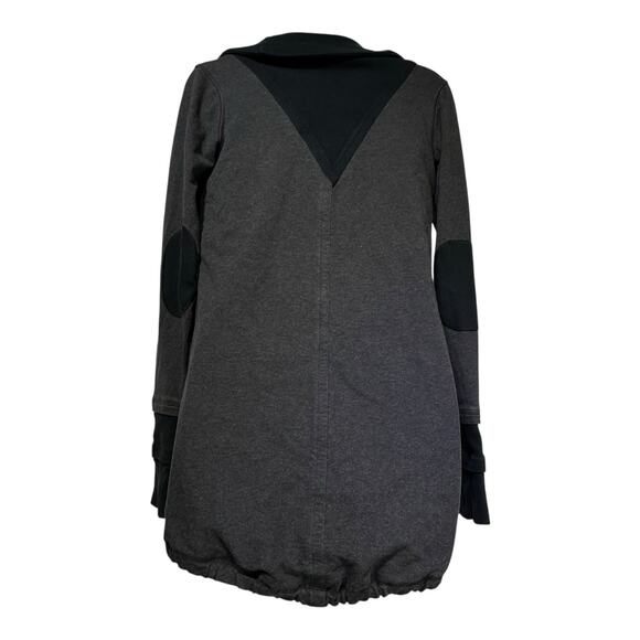 Lululemon Gratitude Wrap Elbow Patch Heathered Gray Jacket Size 4 - Picture 2 of 6